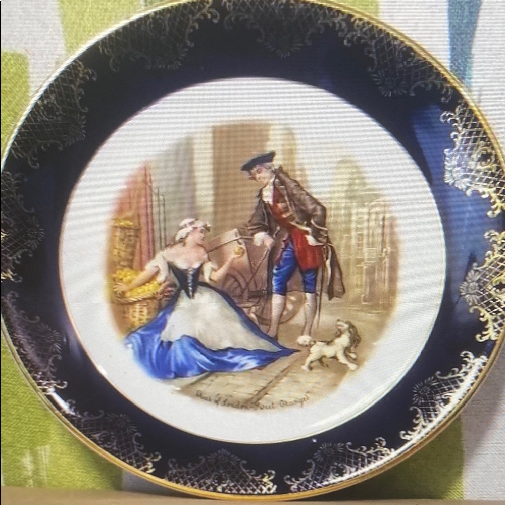 Weatherby Royal Falcon Decorative Plate #1 Cries Of London Sweet Oranges